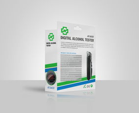 科技与呼吸的交汇 酒精检测仪包装设计的多维表达